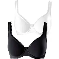 Petite fleur BH sort / hvid