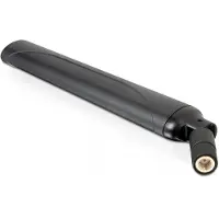 DeLOCK LTE RP-SMA antenna with flexible joint - Mobil modem antenne - 0 dBi (for 790 to 960 MHz), 1 dBi (for 1,71 GHz - 1,88 GHz), 2,5 dBi (for 2500 MHz - 2600 MHz)