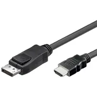 Deltaco Dp-hdmi5 Displayport Til Hdmi-kabel 5 M