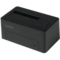 Logilink QP0026, HDD,SSD, SATA, Serial ATA II, Serial ATA III, 2,5,3,5, USB 3.2 Gen 1 (3.1 Gen 1) Type-B, 5 Gbps, Sort