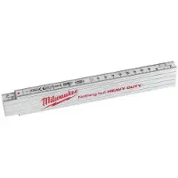 Milwaukee - Folderegel - 2 m - Klingebredde: 3.2 mm - plastik, stainless steel