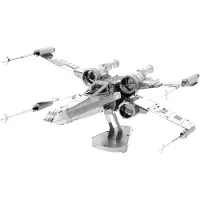 Metal Earth Star Wars X-Wing 3D-modelsæt — Ingen lim nødvendig, sammenlåselige stålplader inkluderet (2 plader)
