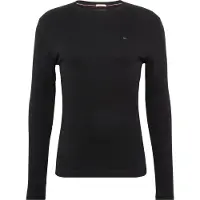 Tommy Hilfiger Original Ribbed Organic Cotton T-shirt Med Lange ærmer