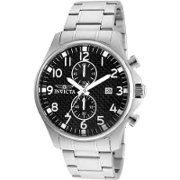 Invicta Herreur 0379 II Sort/Stål Ø50 mm