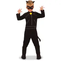 Rubies Udklædning - Cat Noir - - 5-6 år (110-116) - Udklædning