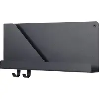 Muuto Folded hylde lille Black (sort)