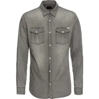 Jack & Jones Skjorte 'Sheridan' grey denim