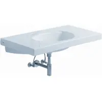 Geberit preciosa vask 100x55 u/haneh. hvid