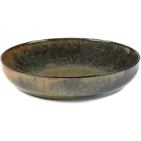 Serax Surface dyb tallerken 19 cm Indi grey