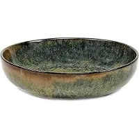 Serax Surface dyb tallerken 16 cm Indi grey