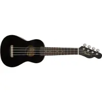 Fender Venedig Sopran Ukulele Sort