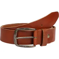 Jack & Jones Bælte 'Paul' rustbrun / sølv