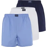 Ralph Lauren Boksershorts 'Open' navy / lyseblå / hvid