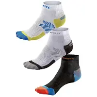 Chiemsee Sportssokker turkis / koral / sort / hvid