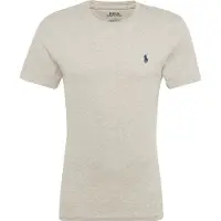 Ralph Lauren Polo Ralph Laurentil mænd. 710680785002 Custom Slim Fit Strik T-shirt grå (XXL), Casual, Bomuld, Korte ærmer