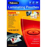 Fellowes Lamineringslommer A4 125my Highspeed 216x303 mm - (100 stk.)