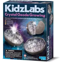 4M - KidzLabs - Geode Krystal Dyrker - - OneSize - Kreasæt