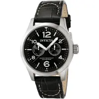 Invicta Herreur 0764 I-Force Military Sort/Læder Ø48 mm