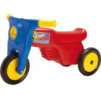 Dantoy løbemotorcykel m. gummihjul