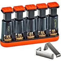 Ortega Adjustable Finger Exerciser Orange/Black