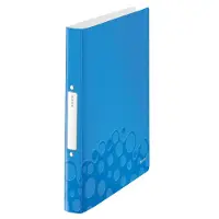Leitz WOW - Ringbind - for A4 (210 x 297 mm) - kapacitet: 190 ark - metalblå