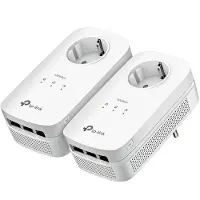 TP-LINK TL-PA8030P KIT - Starter Kit - powerline-adapter 1GbE, HomePlug AV (HPAV), HomePlug AV (HPAV) 2.0 - kan sluttes til vægstik