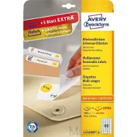 Avery Aftagelige etiketter 35,6x16,9mm