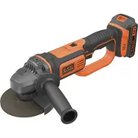 Black & Decker BLACK+DECKER BCG720M1 - Vinkelkværn - ledningfri - 125 mm - 18 V