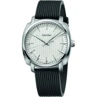 Calvin Klein CK Herreur K5M311D6 Highline Sølvfarvet/Gummi