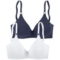 Petite fleur BH marin / hvid