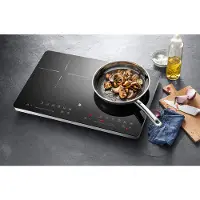 WMF Kult X, Sort, Bordplade, Zone induktionskogeplade, Keramisk, 2 zone(s), 2 zone(s)