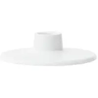 Lyngby Porcelæn Rhombe lysestage 3 cm Hvid