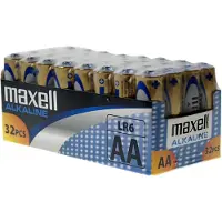 Maxell R6/AA-batterier - 32 stk. (8x4)