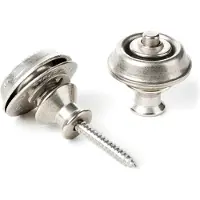 Dunlop Straplock Set Dual Design Vintage Nickel