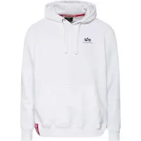 Alpha industries Sweatshirt 'Basic' sort / hvid