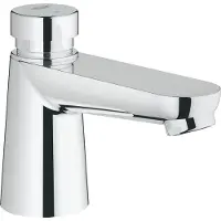 GROHE Euroeco Cosmopolitan T selvlukkende standhane, krom