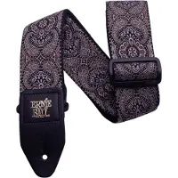 Ernie Ball Jacquard Guitar Strap Gold & Black Paisley (P04163)