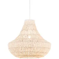 QAZQA Retro pendellampe hvid 50 cm - Lina Cono 50