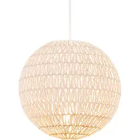 QAZQA Retro pendellampe hvid 40 cm - Lina Ball 40