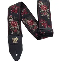 Ernie Ball P04142 Classic Jaquard Strap Red Rose