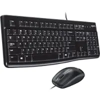 Logitech Desktop MK120 - Sæt med mus og tastatur - USB - engelsk