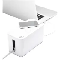 Bluelounge CableBox Mini - Kabelorganisator for kabler - hvid