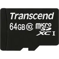 Transcend Micro Sdxc 64gb Class 10 Hukommelseskort Med Adapter
