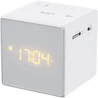 Sony ICF-C1 - Clock radio - white - 230V AC - Backup power supply via battery (CR2032)