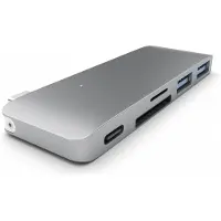 Satechi Type-C USB 3.0 3 in 1 Combo Hub - Hub - 3 x SuperSpeed USB 3.0 - desktop