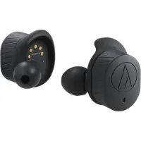 Audio-Technica ATH SPORT7TW - Ægte trådløse øretelefoner med mik. - i øret - Bluetooth - sort