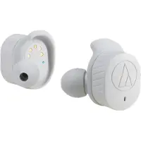 Audio-Technica ATH SPORT7TW - Ægte trådløse øretelefoner med mik. - i øret - Bluetooth - grå