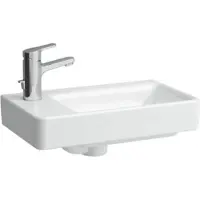 Laufen Pro håndvask 48 x 28 cm med hanehul til venstre, hvid