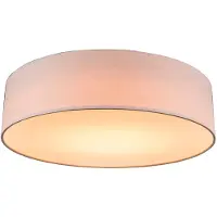 QAZQA Loftslampe lyserød 40 cm inkl. LED - Drum LED