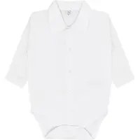 Hust and Claire Body l/æ - Birger - Hvid - - 2 år (92) - Body L/Æ